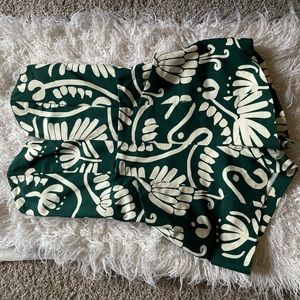 Emerald and Cream Romper